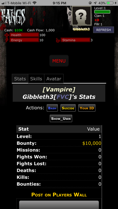 FANGS Vampire Clan screenshot 3