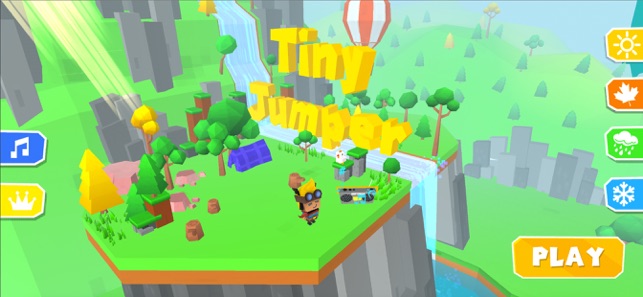 Tiny Jumper Justin: Fruit Rush(圖1)-速報App