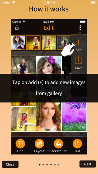 How to cancel & delete iPic Quilt - Photo Collage App from iphone & ipad 1