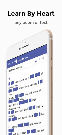 Game screenshot LearnBy heart poem or text mod apk