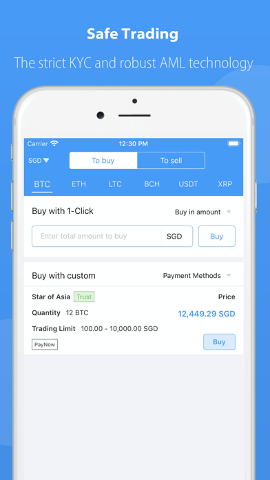 ISUPEX- Buy and Sell Bitcoin screenshot 3