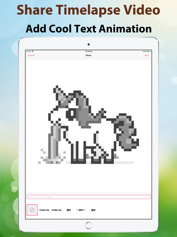 Pixel4u: Unicorn Coloring Game screenshot 4