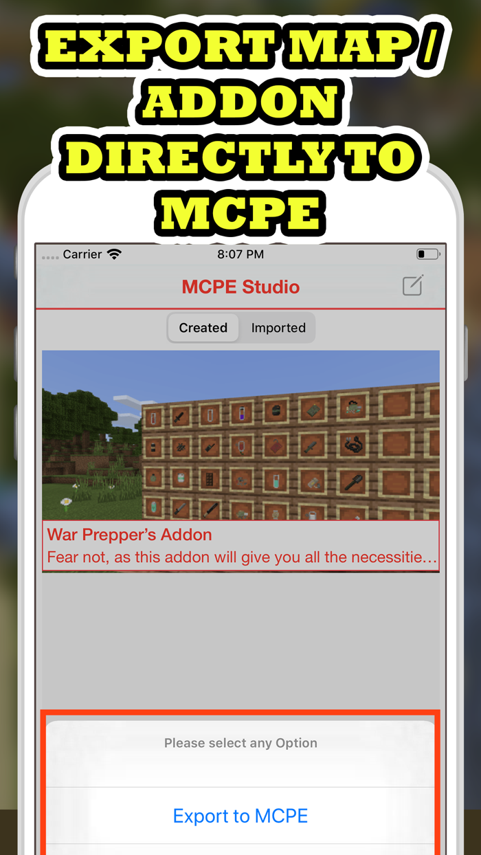 MCPE Master-Mods For Minecraft