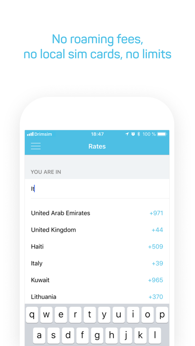 How to cancel & delete Drimsim — international calls from iphone & ipad 2