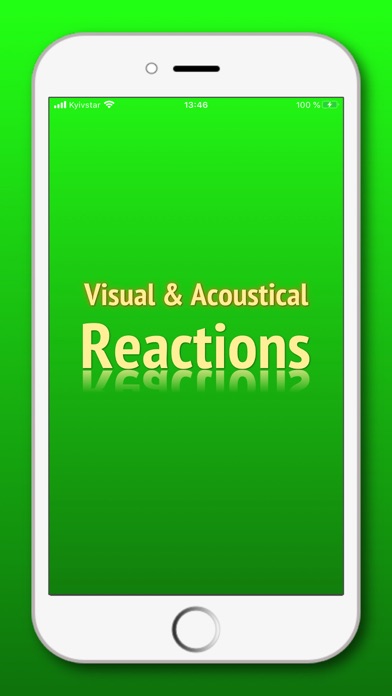 How to cancel & delete Reaction Visual & Acoustical from iphone & ipad 1