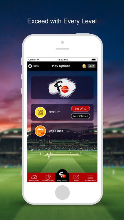 FullToss: Cricket Quiz app