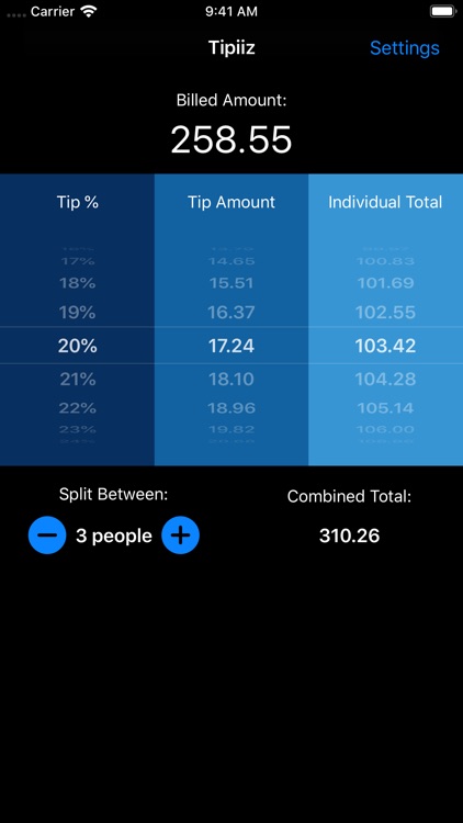 Tipiiz - Tip Calculator