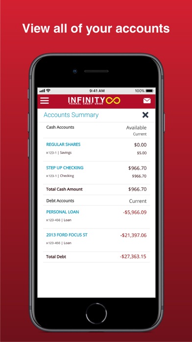 Infinity FCU Mobile App screenshot 3