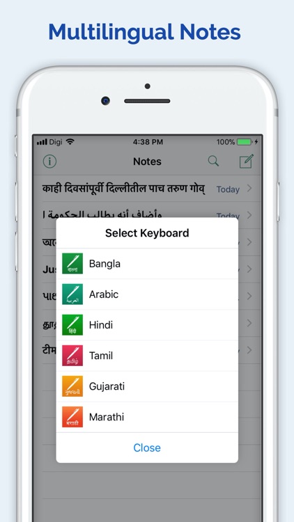 Notebook - Bangla Arabic Hindi screenshot-0