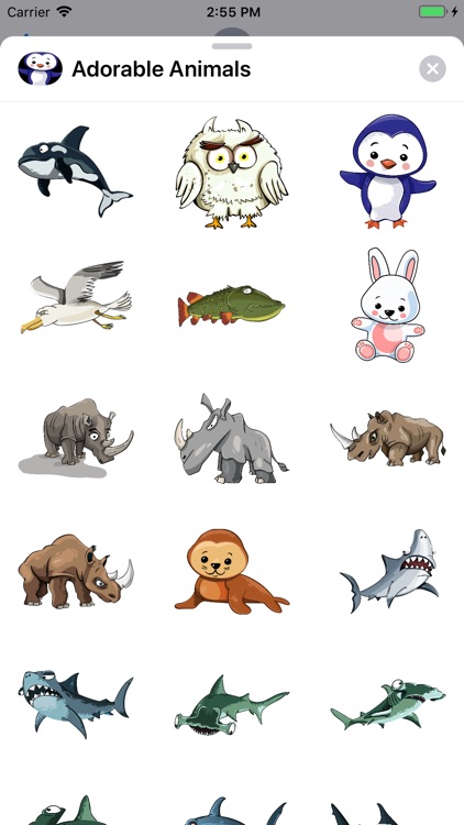 Adorable Animals Stickers screenshot-3