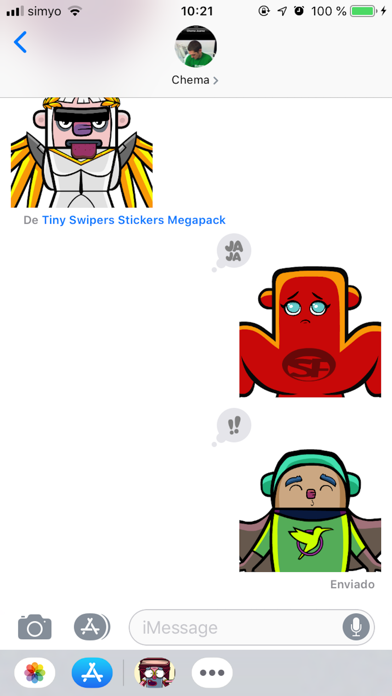 Tiny Swipers Stickers Megapack screenshot 4