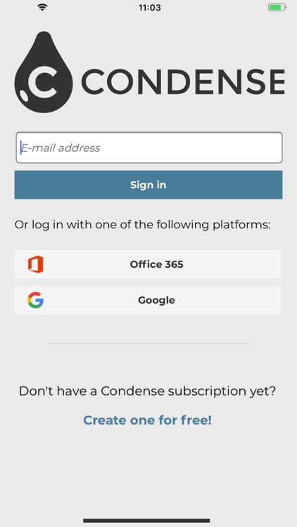 Condense App