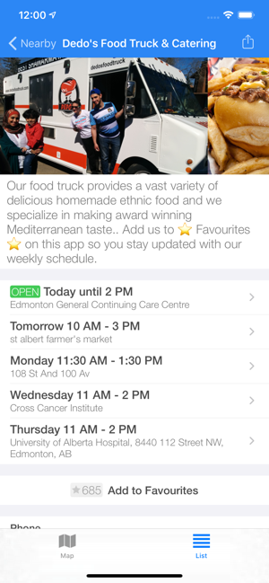 Street Food Edmonton On The App Store