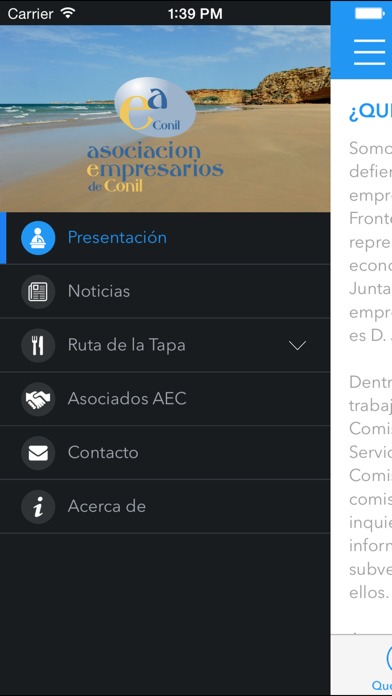 How to cancel & delete Asociación Empresarios Conil from iphone & ipad 1