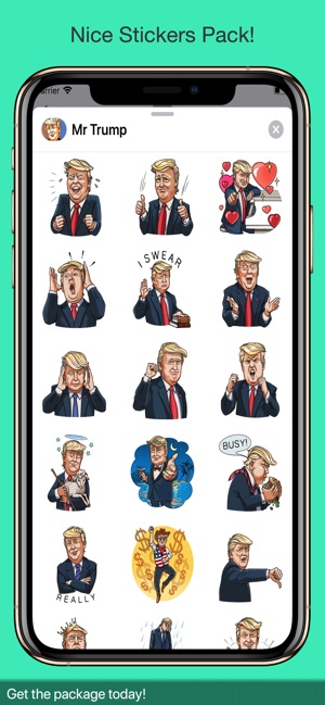 Trump The funny stickers pack(圖3)-速報App