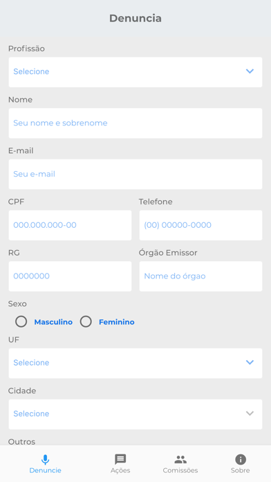 Fiscalização OAB screenshot 2