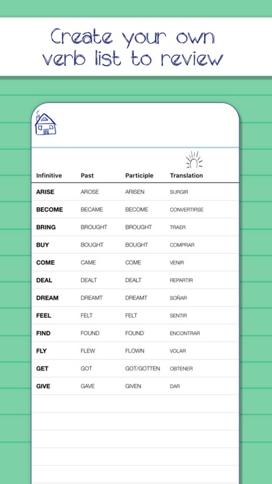 English - Irregular Verbs screenshot 4