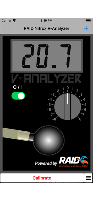 Nitrox Virtual Analyzer