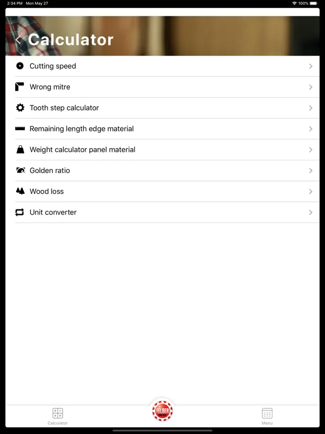 Captura 3 FELDER GROUP Woodworking iphone