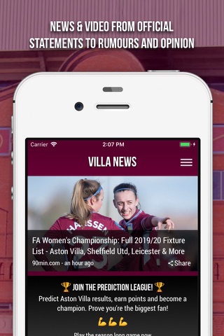 Villa News - Fan App - náhled