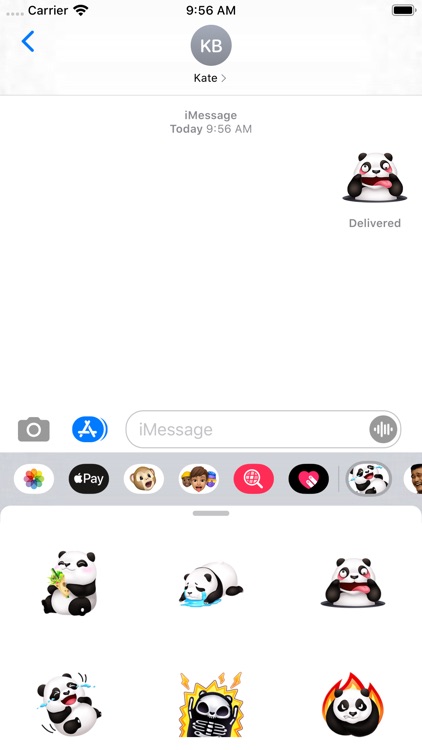 Cute Panda Stickers