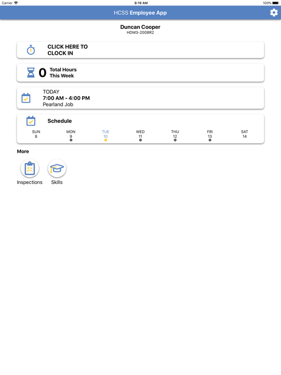 Screenshot #4 pour HCSS Employee App