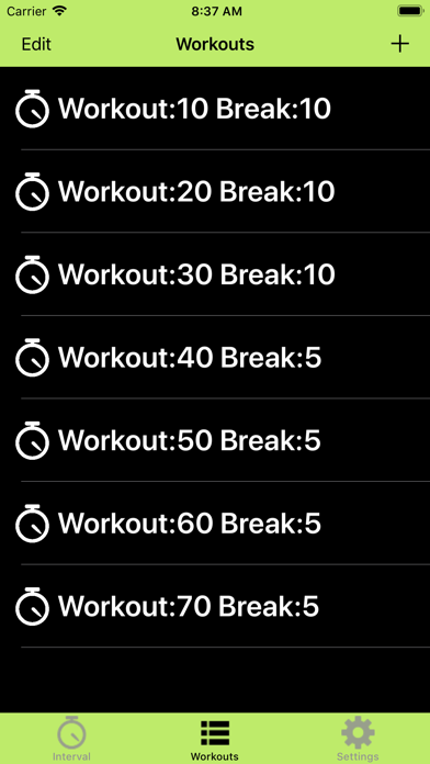 HIIT Tabata Interval Timer screenshot 2