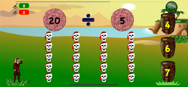 Games Math Pirate Learn Lite(圖5)-速報App