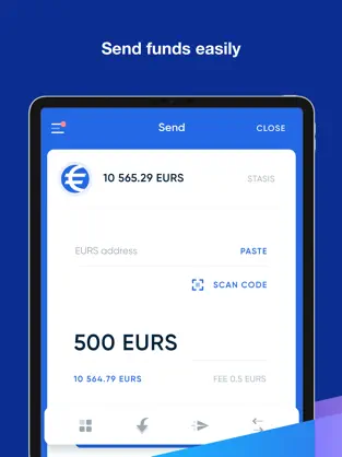 Screenshot 2 STASIS Stablecoin Wallet iphone