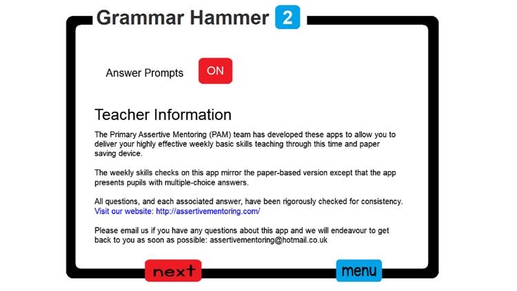PAM Grammar Hammer 2