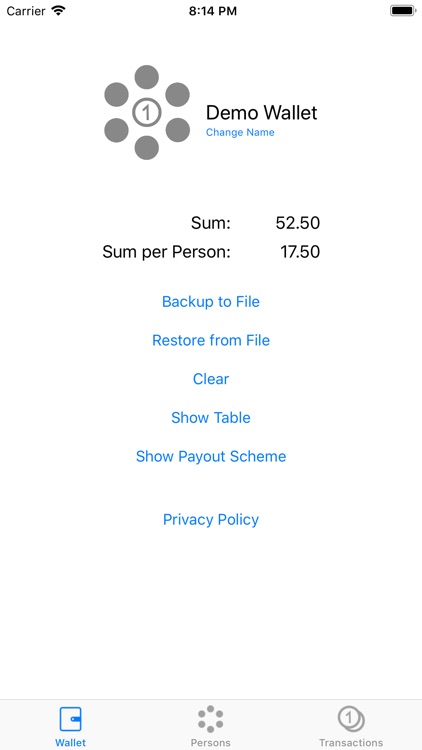 OurWallet - group wallet screenshot-3