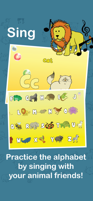 Alphabet Animals Sing and Draw(圖2)-速報App