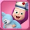 Masha and the Bear are playing doctor