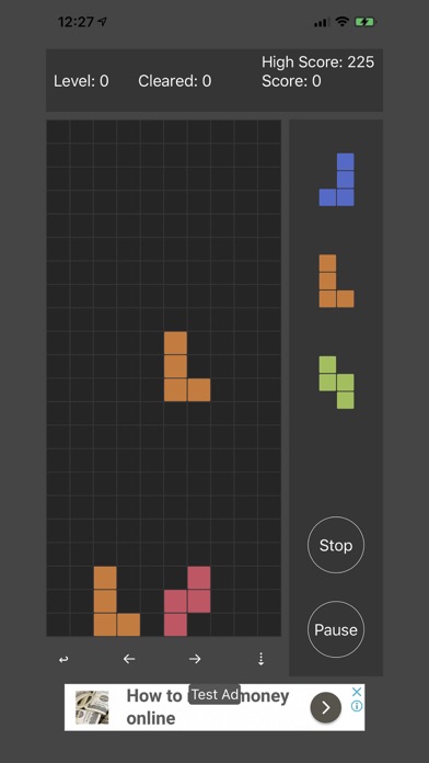 Tetris Mini Screenshot on iOS