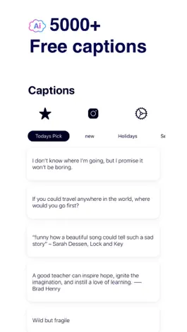 Game screenshot Captions Ai mod apk