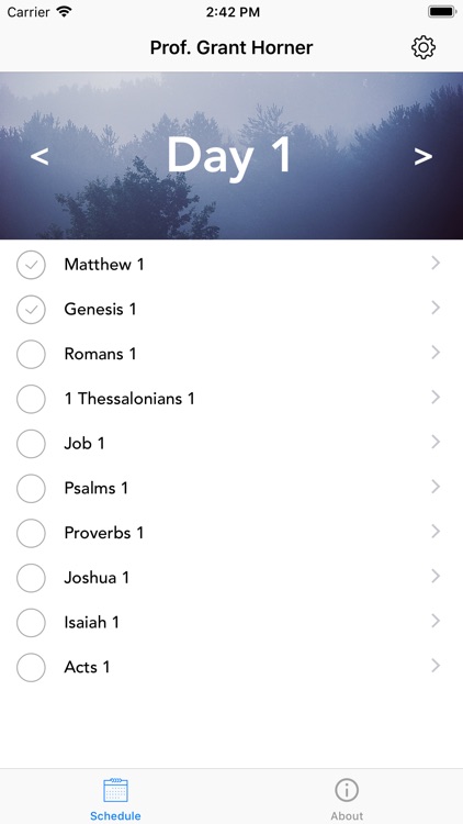 GHBible Tracking Reading