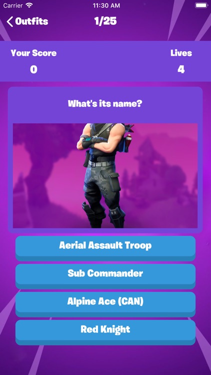 QuizFort - Quiz for Fortnite screenshot-3