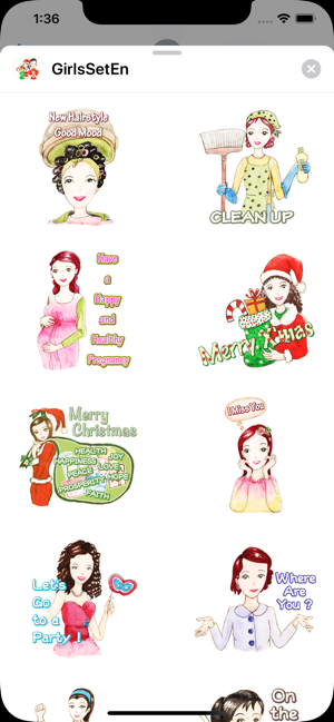 Come On Girls English Stickers(圖4)-速報App