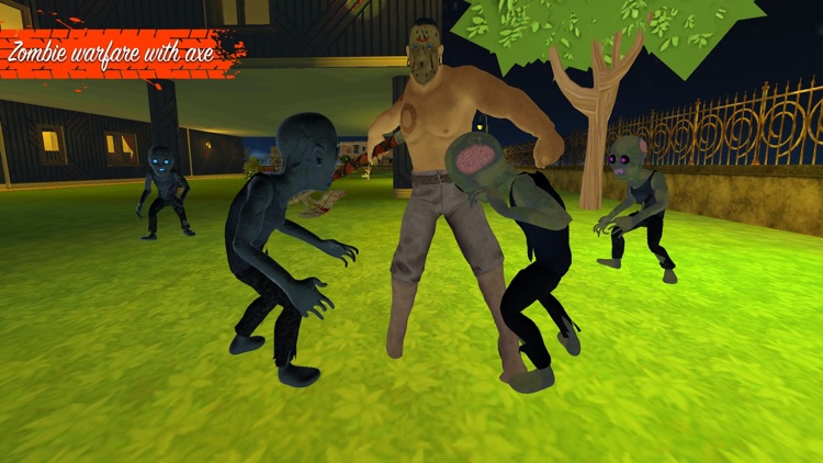 Zombie Warfare With Axe screenshot-3