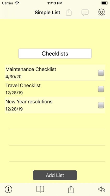 Simple List screenshot-3