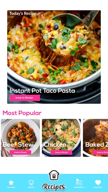 Instant Pot Recipe App