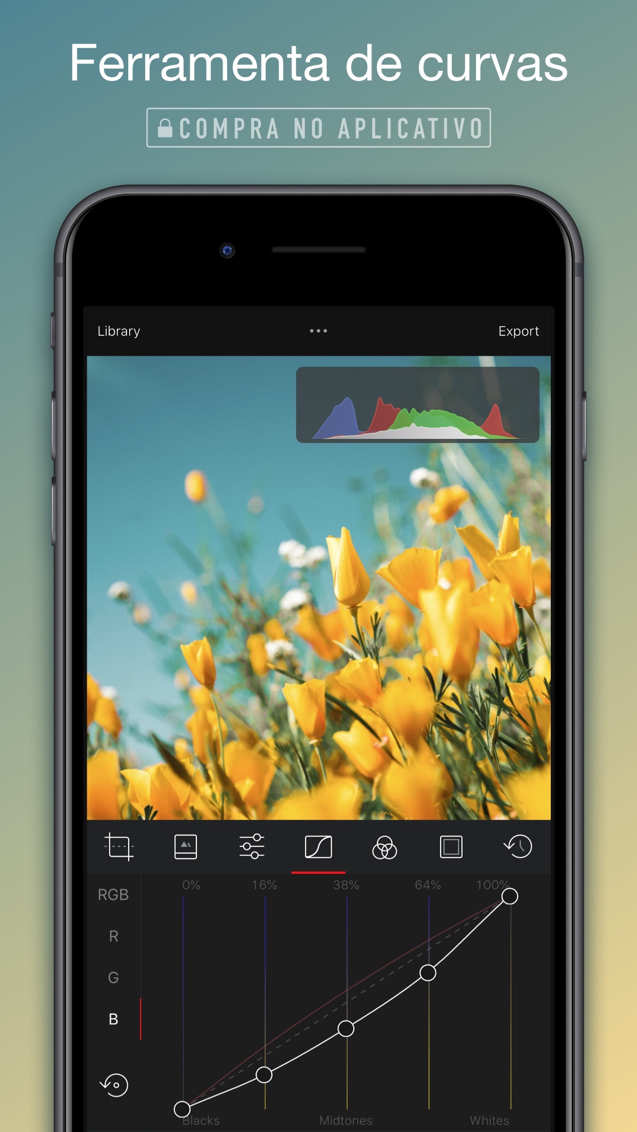 Screenshot do app Darkroom – Photo Editor