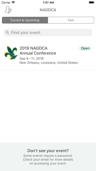 NAGDCA Events screenshot 2