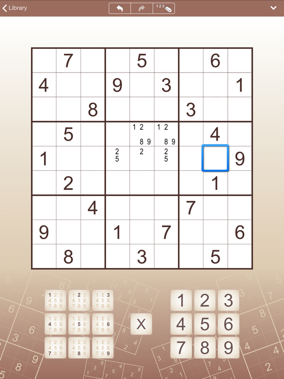 Conceptis Sudoku screenshot