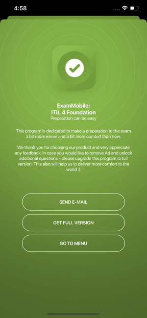 ExamMobile: ITIL 4 Foundation(圖8)-速報App