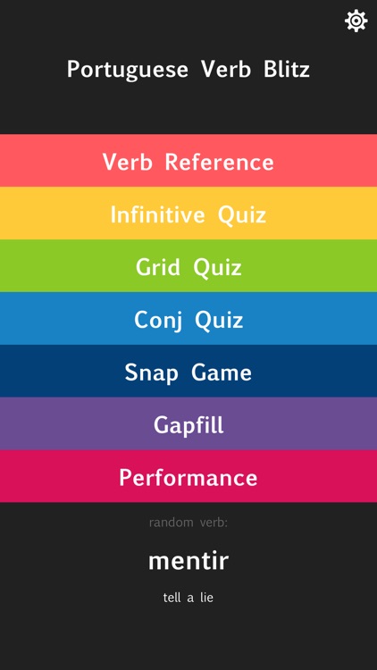 Portuguese Verb Blitz
