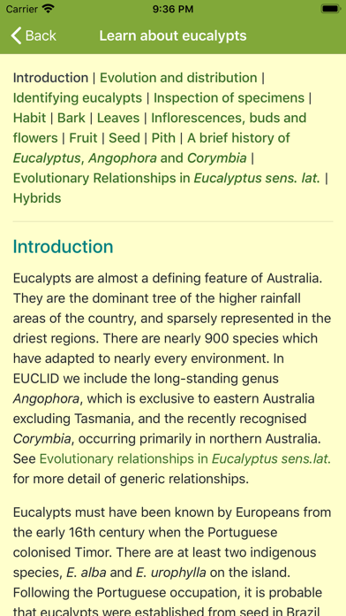 EUCLID Eucalypts of Australia screenshot 3