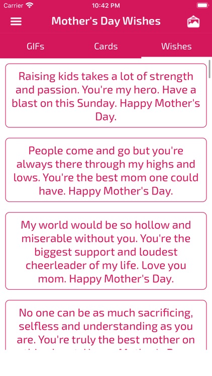 Mother's Day Wishes