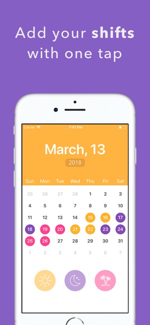 Shift planning - Work calendar(圖2)-速報App