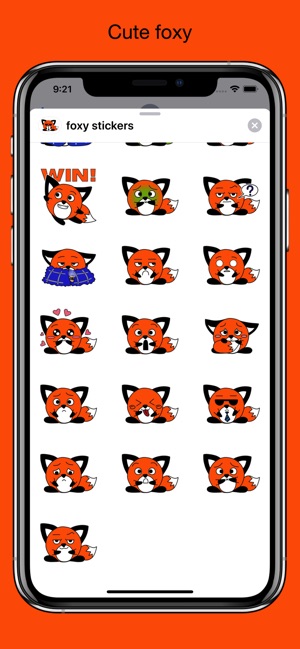 Foxy fox - emoji stickers pack(圖2)-速報App